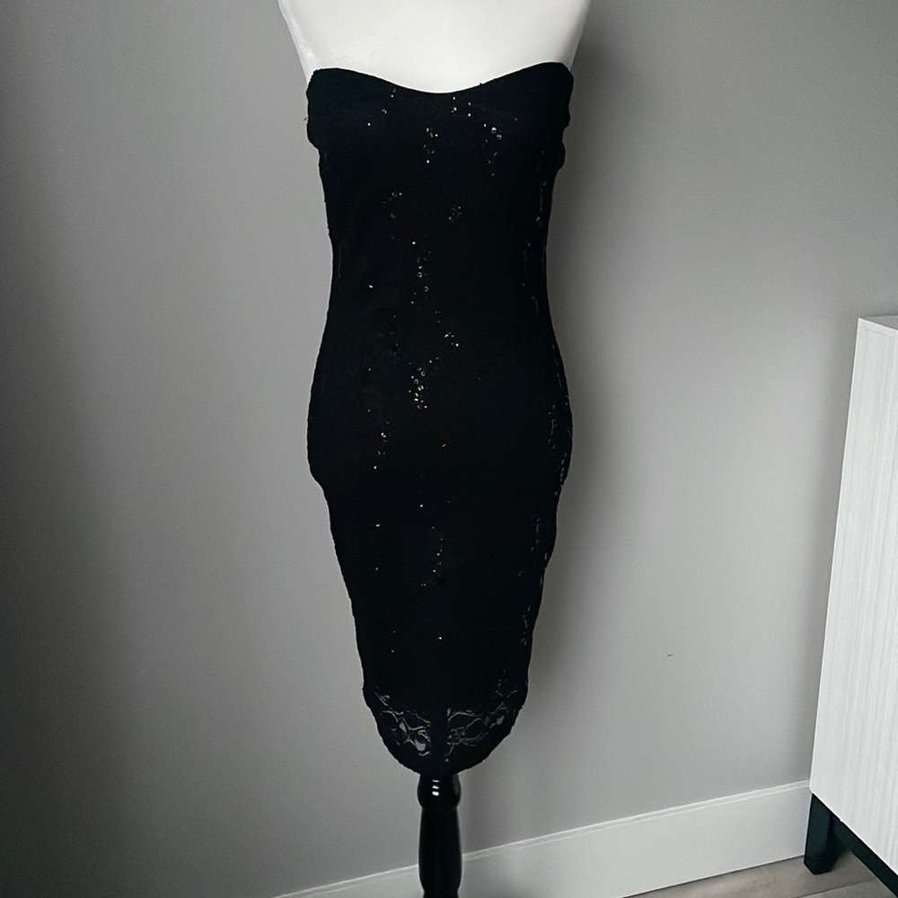 Eclipse Black Lace Sequin Dress 🖤